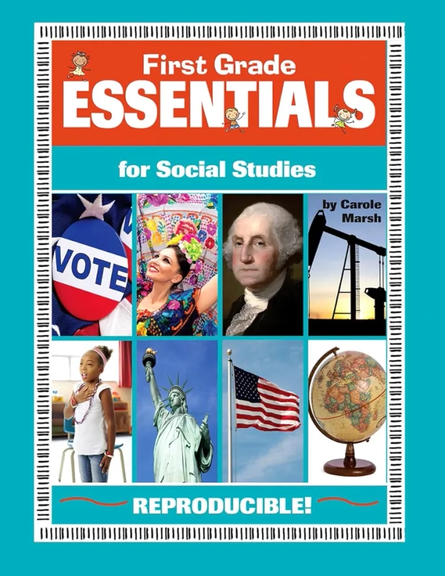 Gallopade First Grade Essentials for Social Studies Reproducible Book