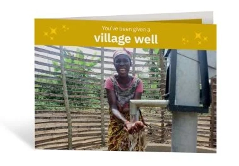 Buy a Village Well | Alternative Charity Gifts