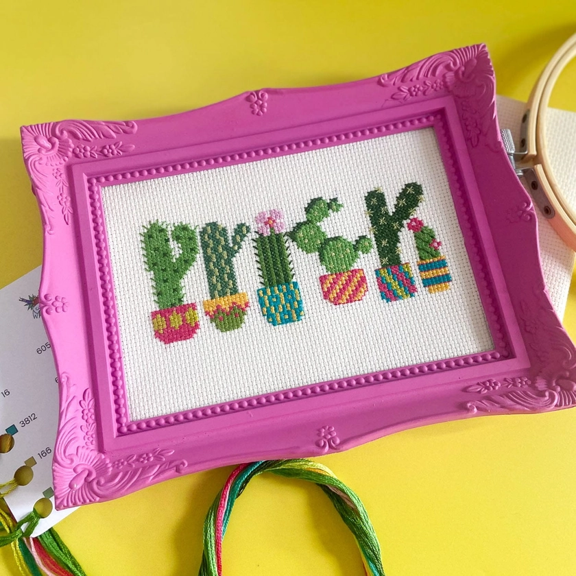 Funny Cactus Cross Stitch Designs For Beginners