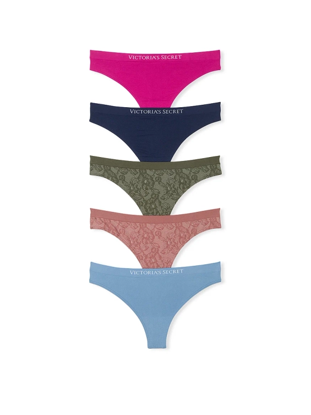 Buy 5-Pack Seamless Thong Panties - Order PACKAGED-PANTY online 5000008062 - Victoria's Secret US