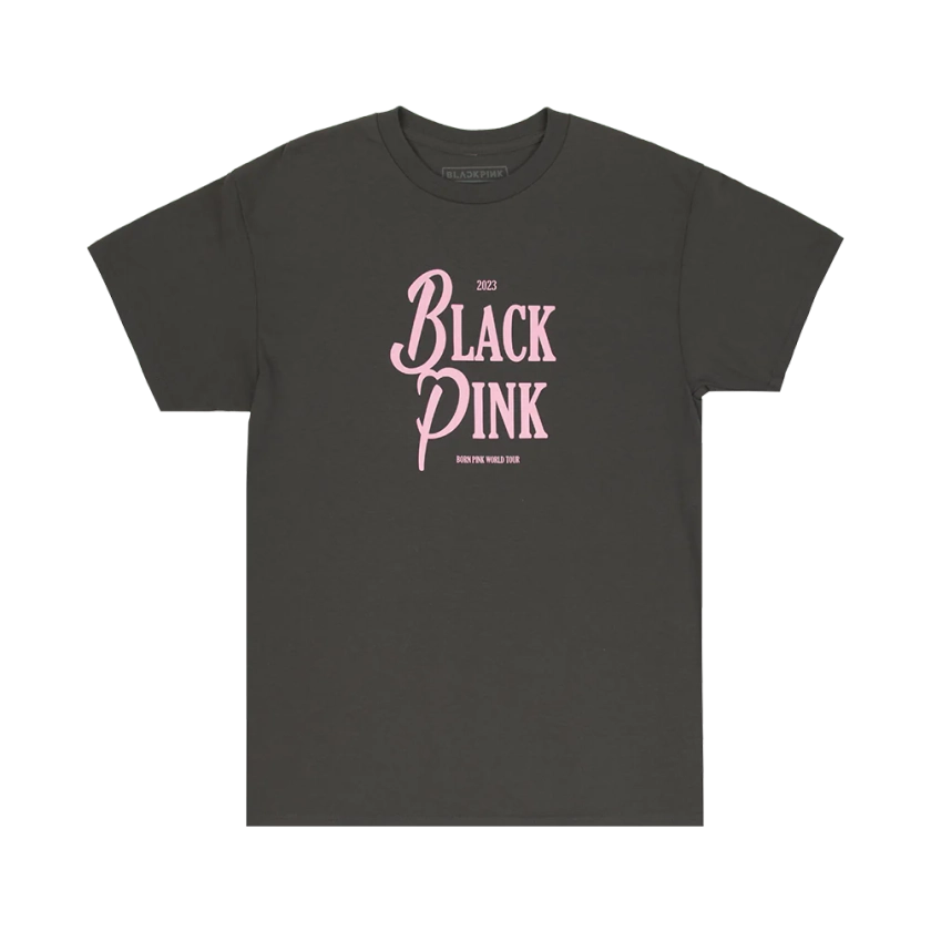 Black Pink 2023 Charcoal Encore T-Shirt - BLACKPINK | SHOP