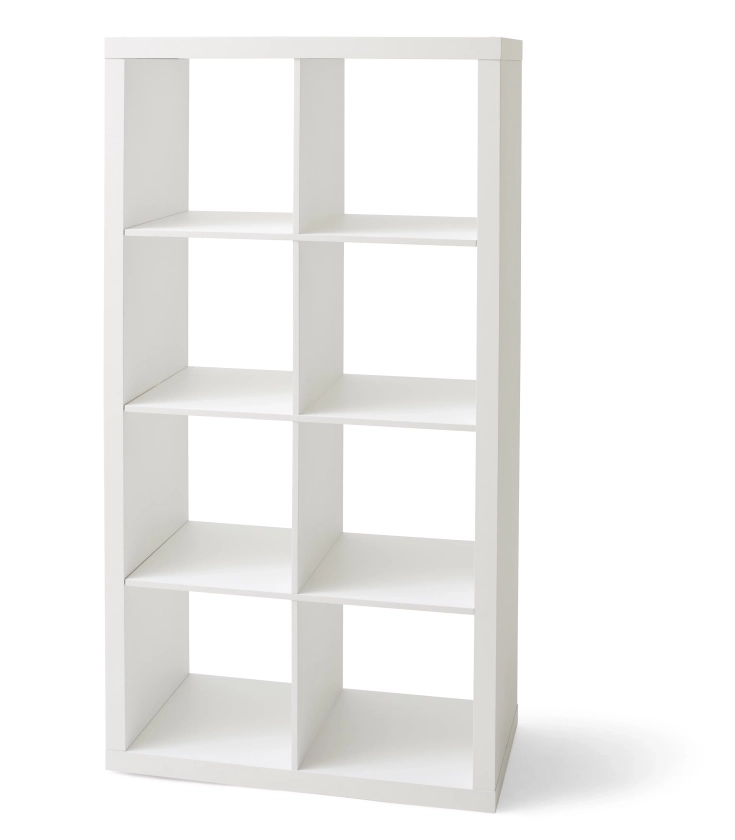 Better Homes & Gardens 8-Cube Storage Organizer, White Texture - Walmart.com