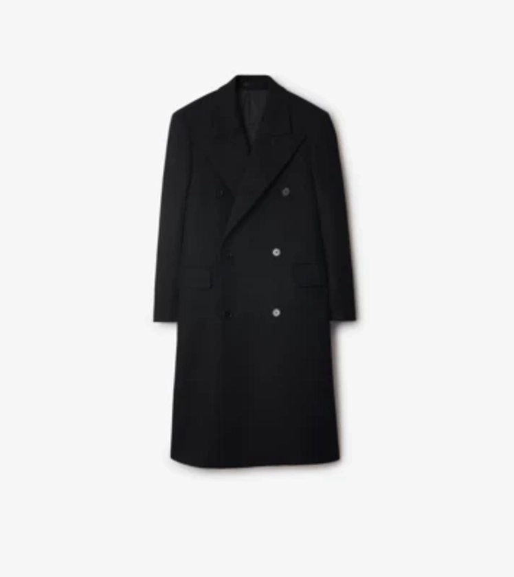 Cappotto sartoriale in cashmere (Nero) - Uomo | Sito ufficiale Burberry®