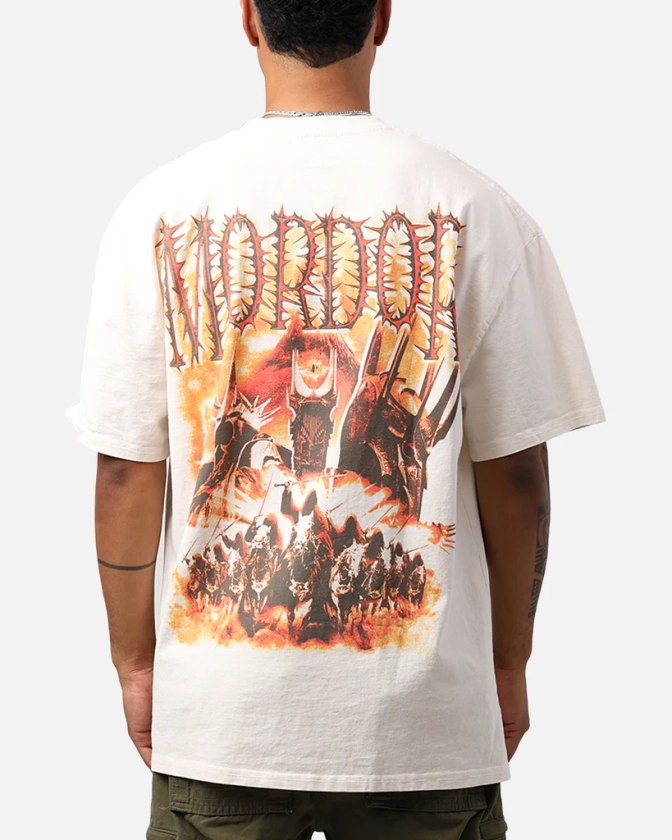 American Thrift X Lord Of The Rings Mordor Heavyweight T-Shirt Off White