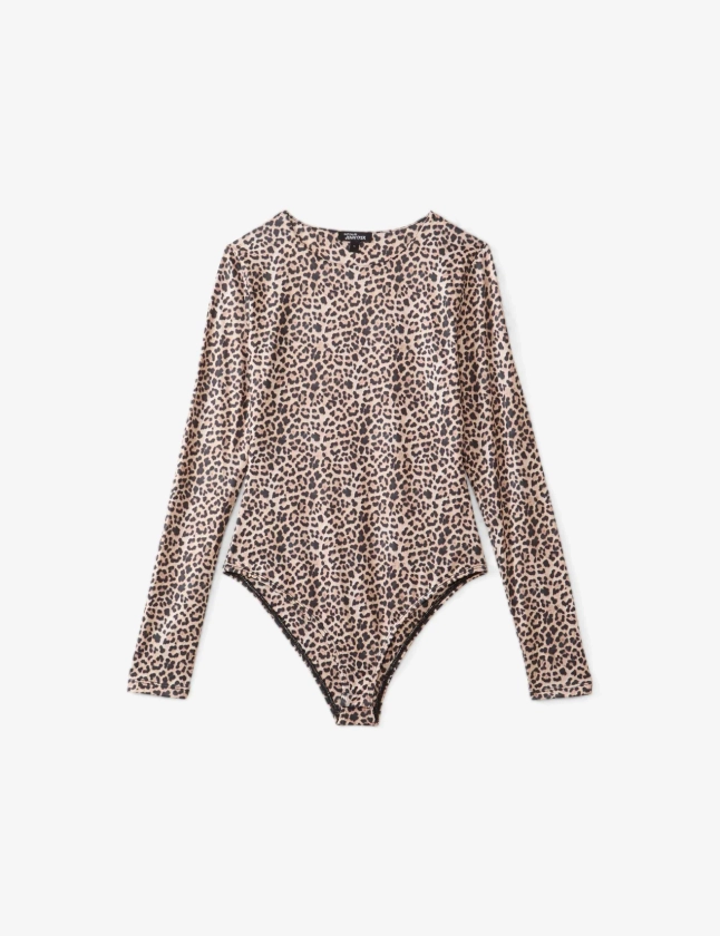 Body léopard beige et noir | Jennyfer