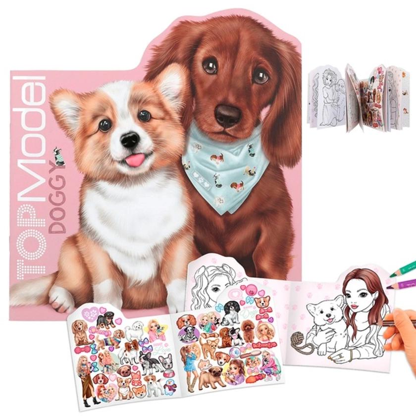 TOPModel Doggy Colouring and Sticker Book | Smyths Toys UK