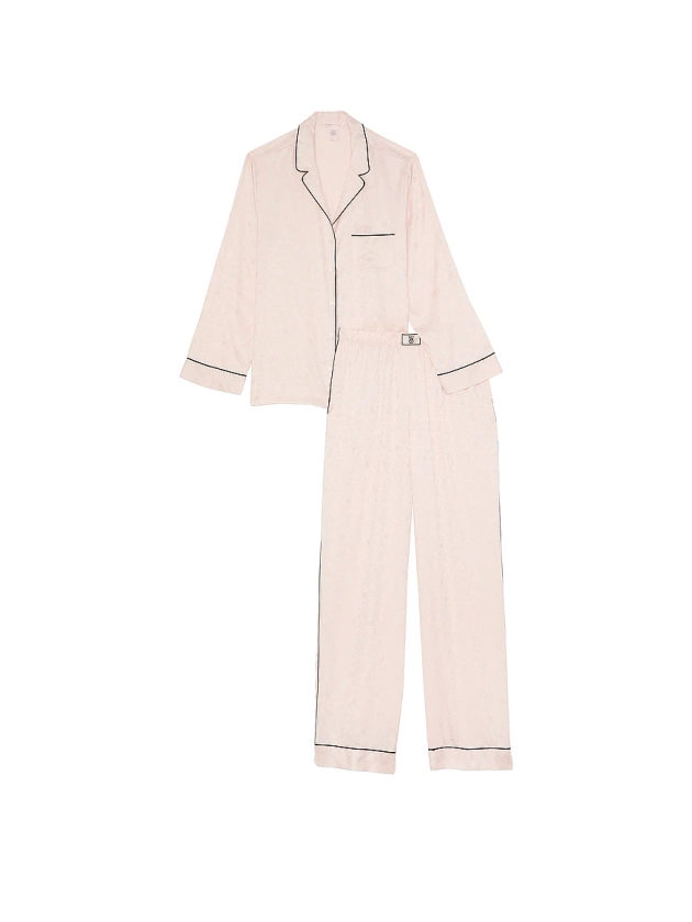 Buy Glazed Satin Dew Drop Long Pajama Set - Order Pajamas Sets online 1125520600 - Victoria's Secret US