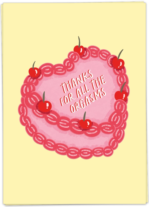 Orgasms cake - Kaart Blanche