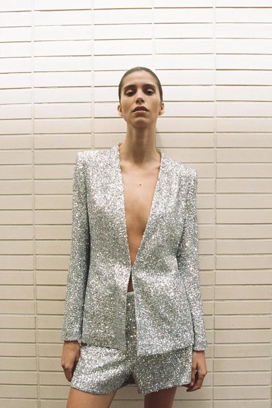 SEQUINED BLAZER