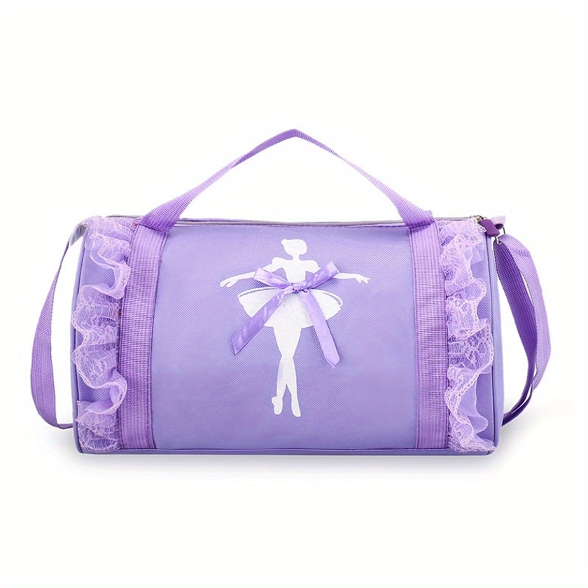 1pc New Lightweight Dance Bag, Ballet Girl Tote Bag, Handbag, Cute Princess Dance Bag For Girls, Ideal Choice For Gifts