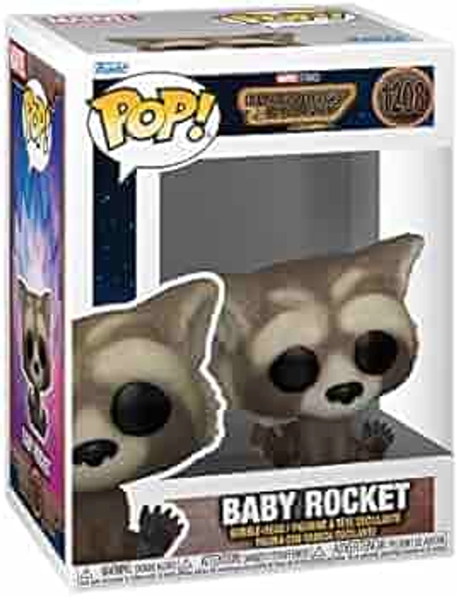 Funko Pop! Vinyl: Marvel - Guardians of The Galaxy 3 - Rocket Raccoon - (Baby) - Les Gardiens DE LA Galaxie - Figurine en Vinyle à Collectionner - Idée de Cadeau - Produits Officiels - Movies Fans : Amazon.com.be: Jouets