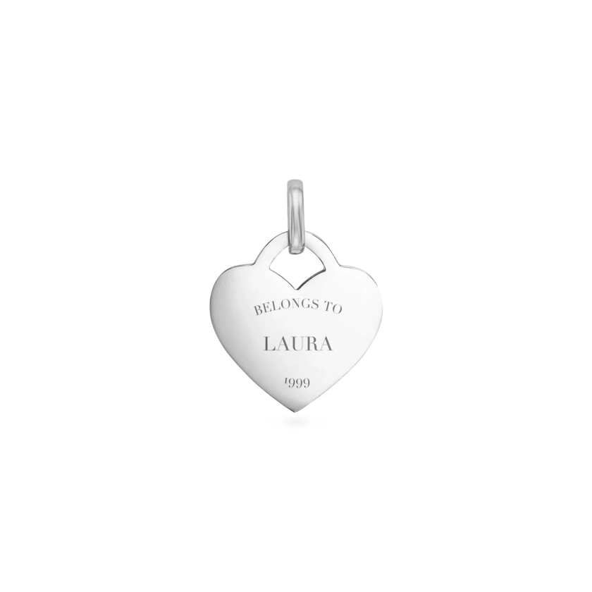 Heart Token Pendant (Silver)