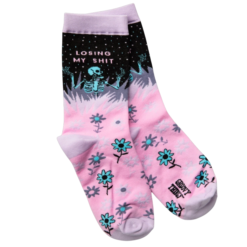 Losing My Shit - Women's Crew Socks