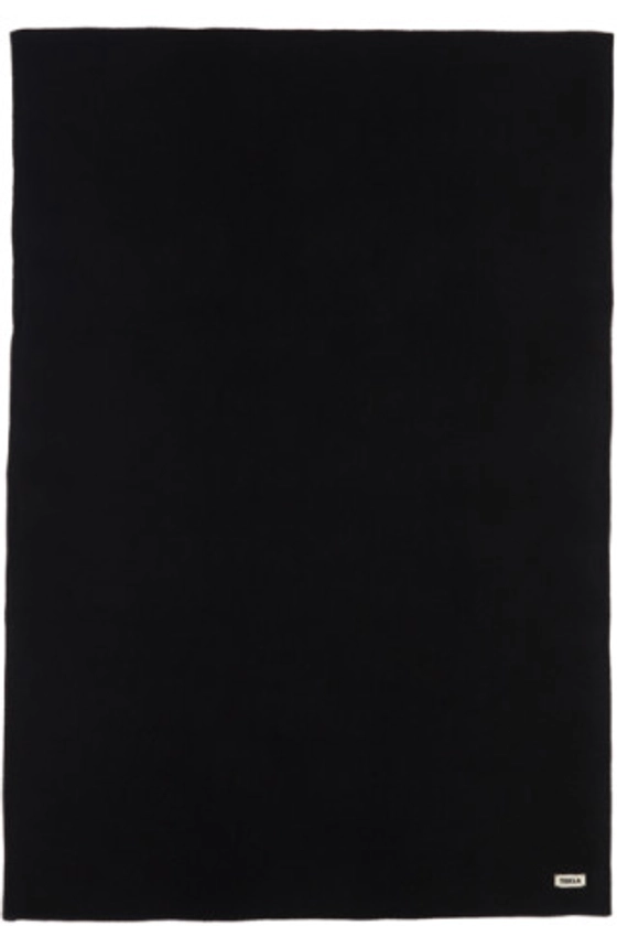 Tekla - Black Pure New Wool Blanket