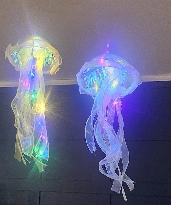 Night Light - Jellyfish Night Light - Bedroom Light - Nursery Light - children's night light