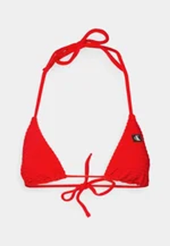 Calvin Klein Swimwear Bikinitopp - cajun red/rød - Zalando.no