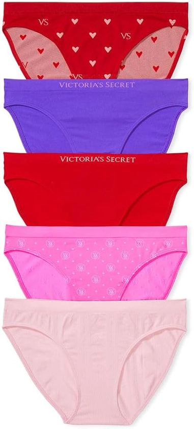 Victoria's Secret Seamless Bikini Panty Pack, Underwear for Women (XS-XXL)