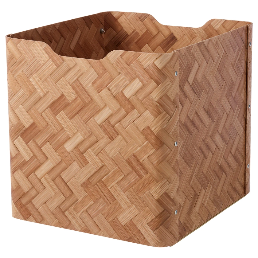 BULLIG Box - bamboo/brown 32x35x33 cm (12 ½x13 ¾x13 ")