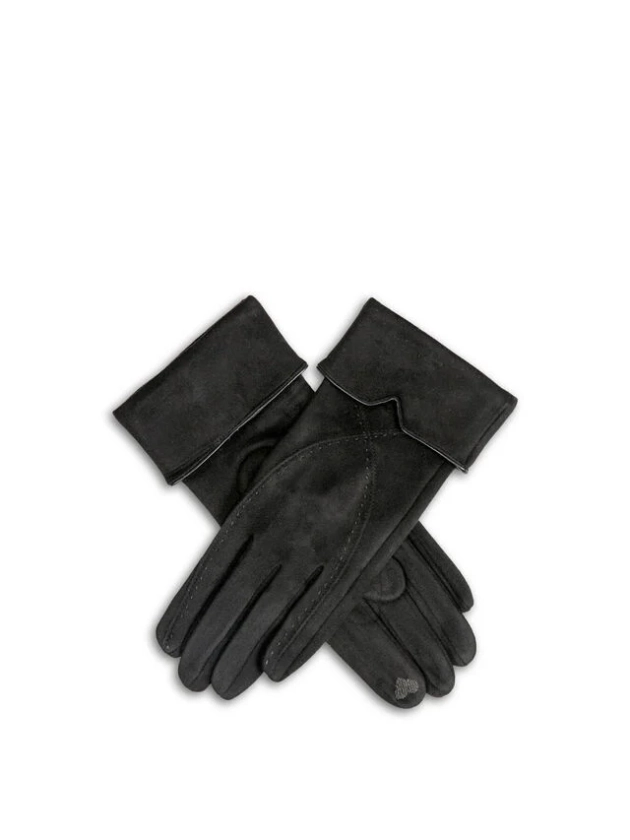 Dents Touchscreen Faux Suede Gloves