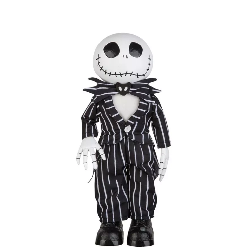 Animatronic Jack Skellington Standing Halloween Decoration, 13.4in - The Nightmare Before Christmas