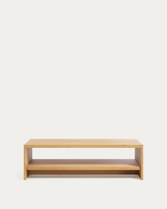 Table basse Abilen en placage de chêne 120 x 60 cm FSC 100%. | Kave Home