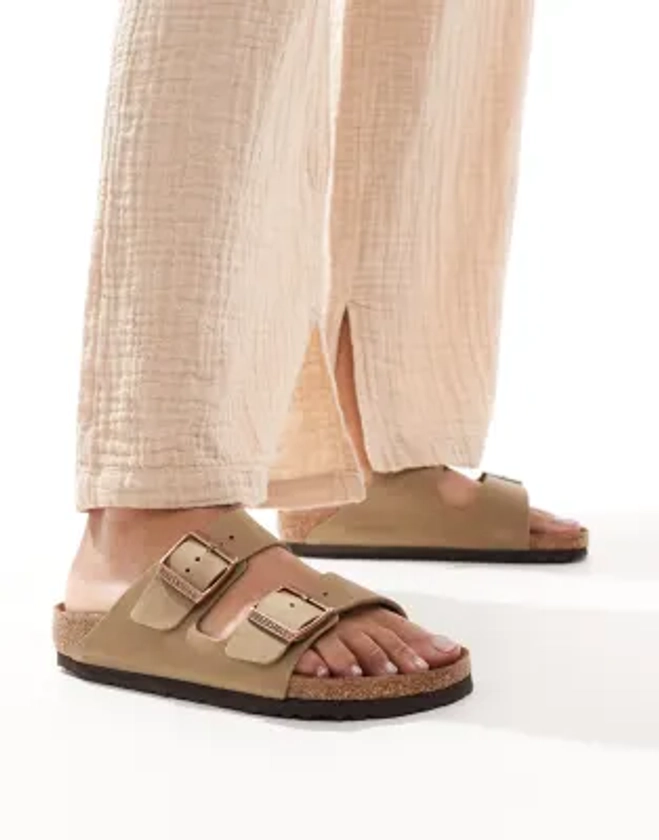 Birkenstock Arizona sandals in tobacco oiled leather | ASOS