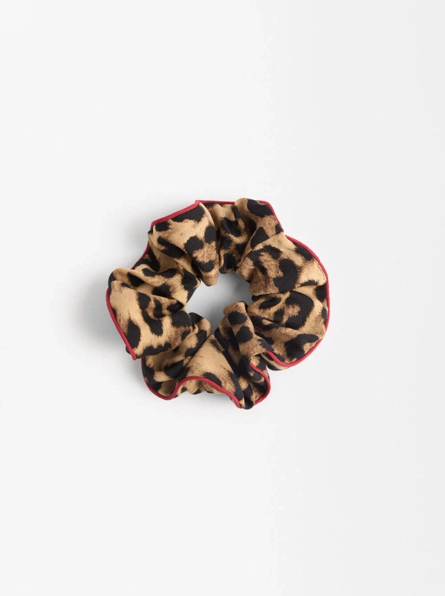 Leopard Print Scrunchie Multicolor | Parfois