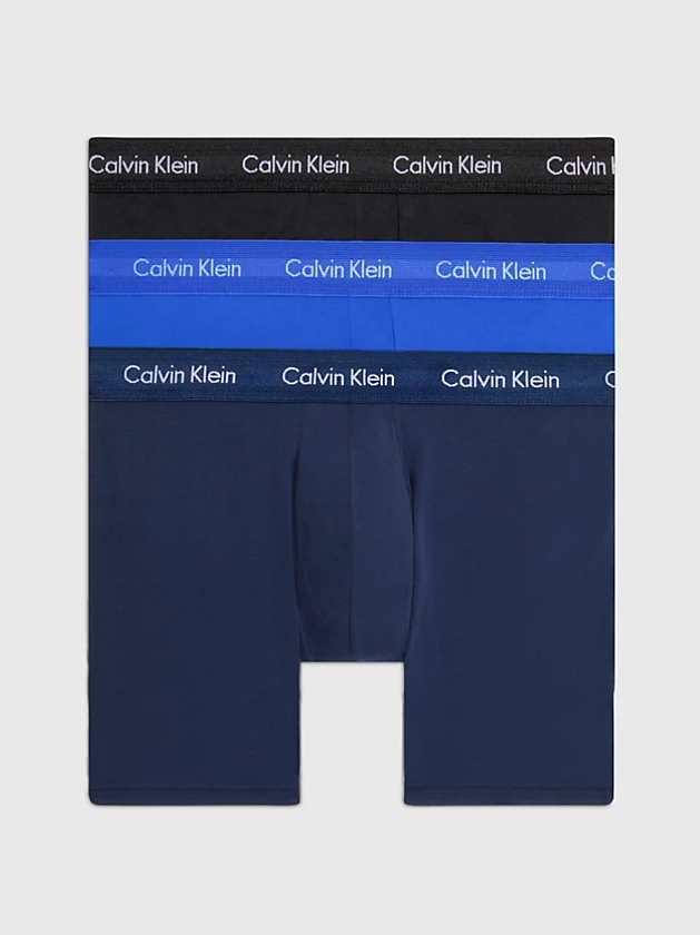 Lot de 3 boxers longs - Cotton Stretch Calvin Klein® | 000NB1770A4KU