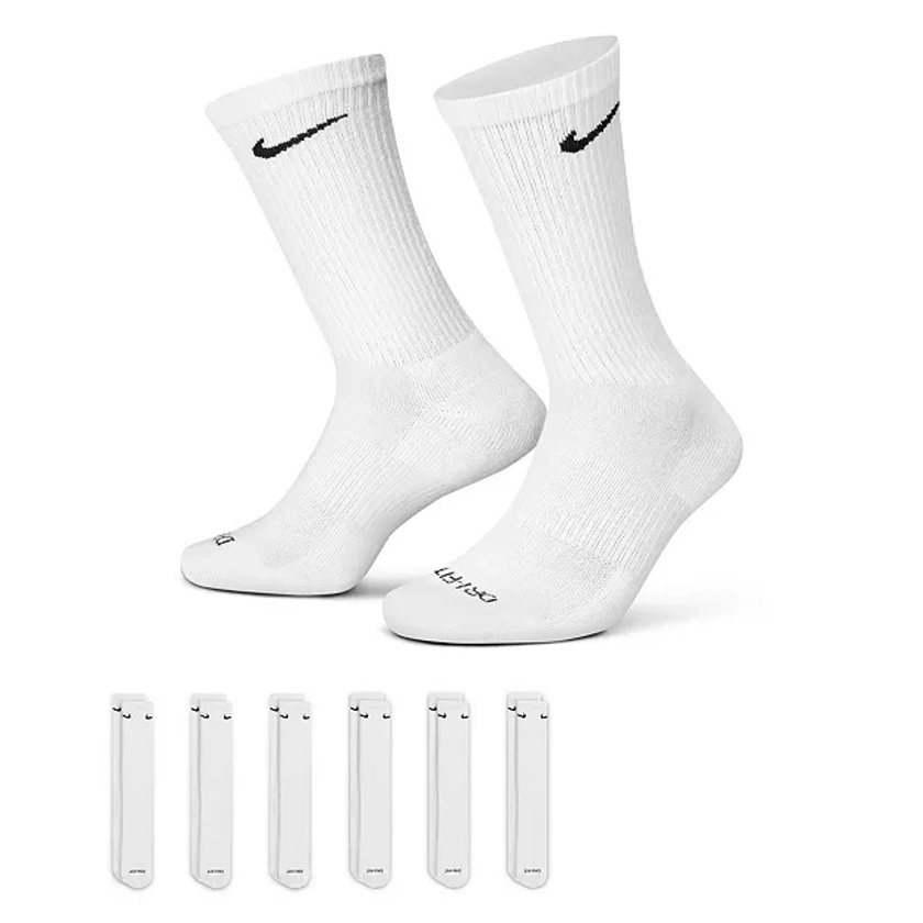 Men's Nike 6-pack Everyday Plus Cushion Crew Training Socks