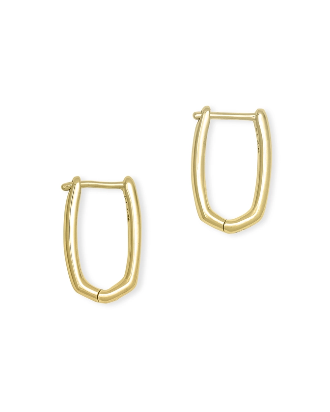 Ellen Huggie Earrings in 18k Gold Vermeil | Kendra Scott