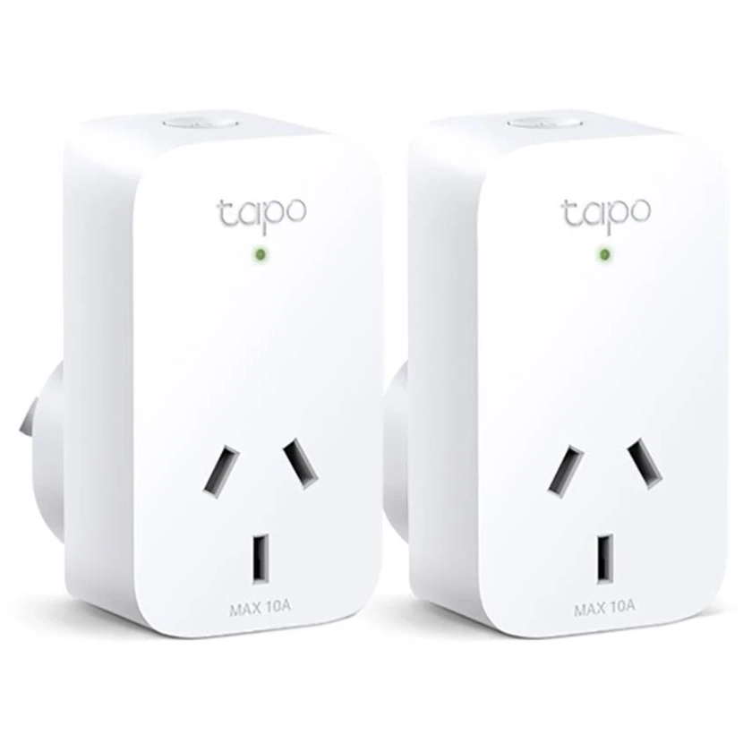 TP-Link Tapo Mini Smart Plug with Energy Monitoring (2 Pack)