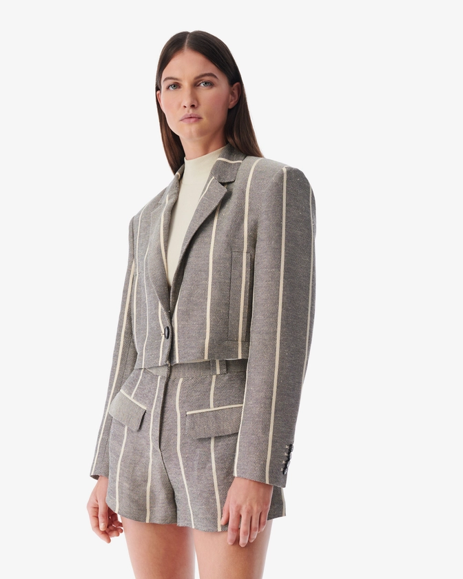 DUPA STRIPED SUIT JACKET