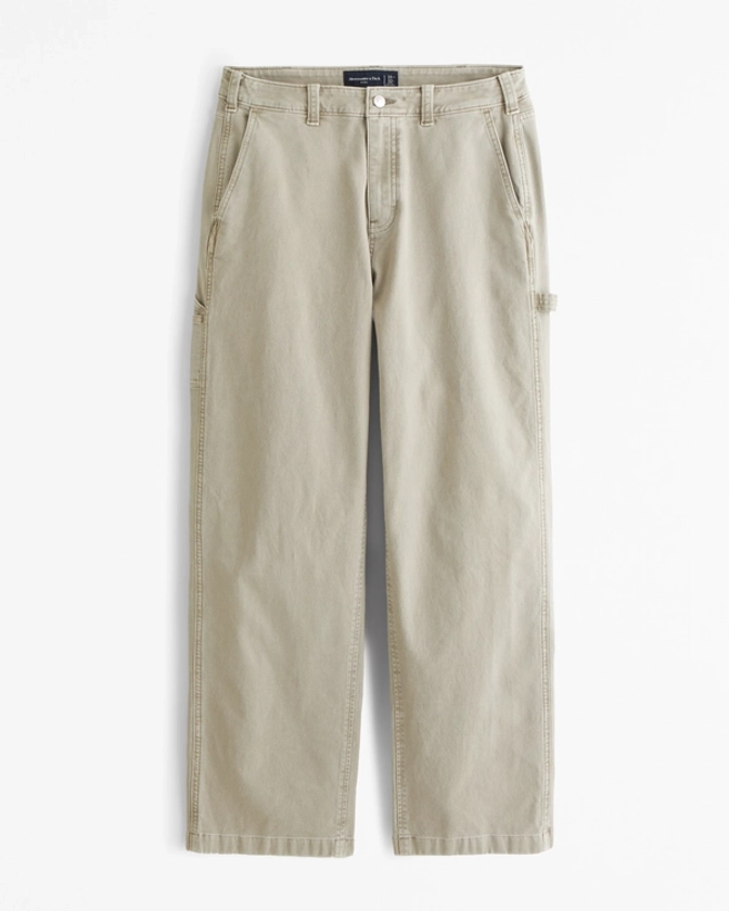 Men's Baggy Workwear Pant | Men's Bottoms | Abercrombie.com