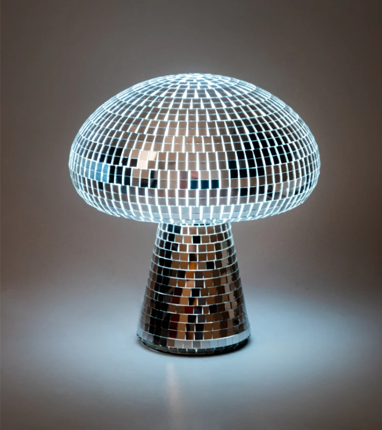 Lampe disco champignon