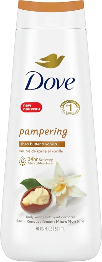Dove Purely Pampering Body Wash, Shea Butter with Warm Vanilla 22 oz by Dove