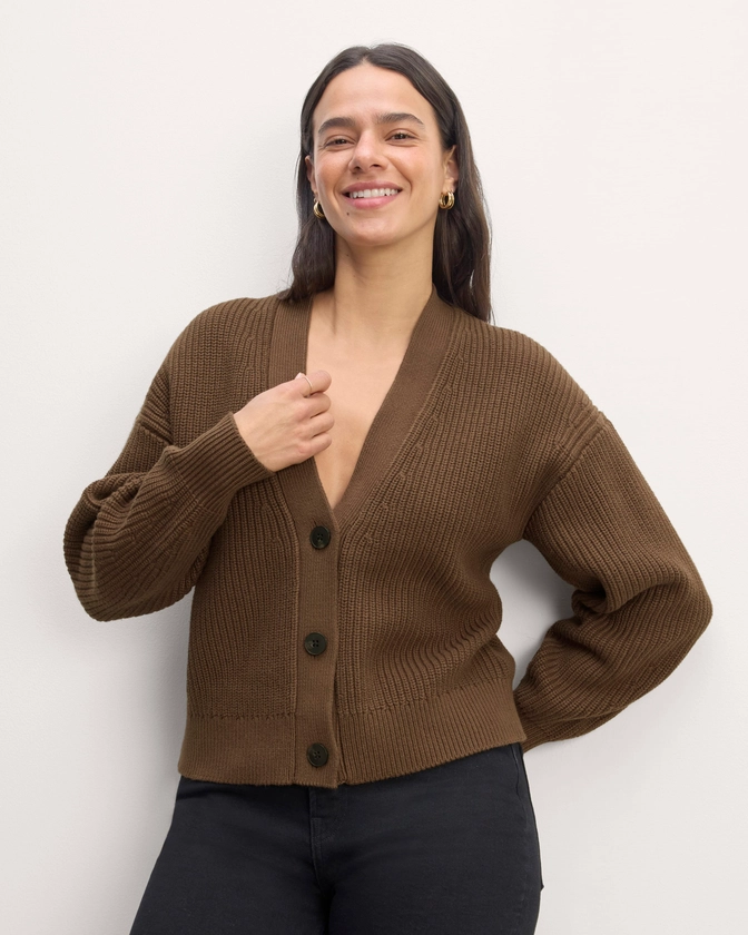 The Boxy Cardigan in Everyday Cotton