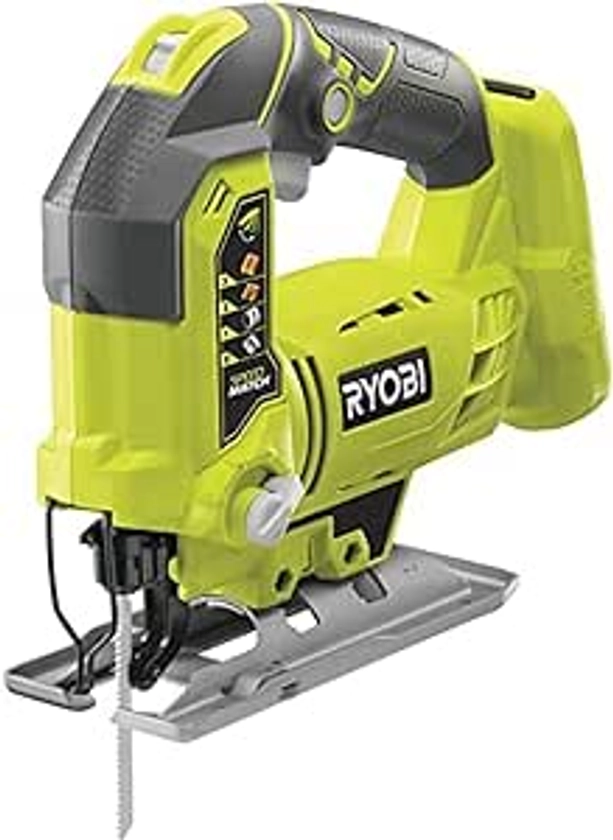 Ryobi R18JS-0 ONE+ Jigsaw with LED, 18 V (Body Only) - Green/Grey : Amazon.co.uk: DIY & Tools