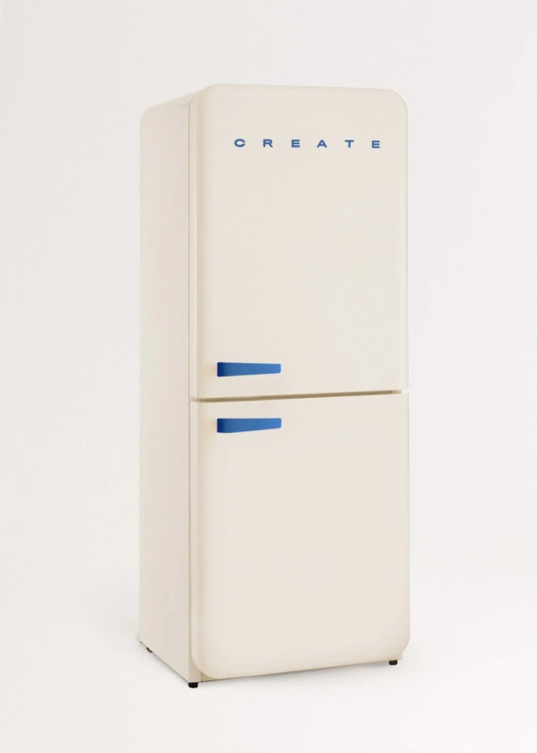 FRIDGE RETRO COMBI - Réfrigérateur combiné de style rétro 401L