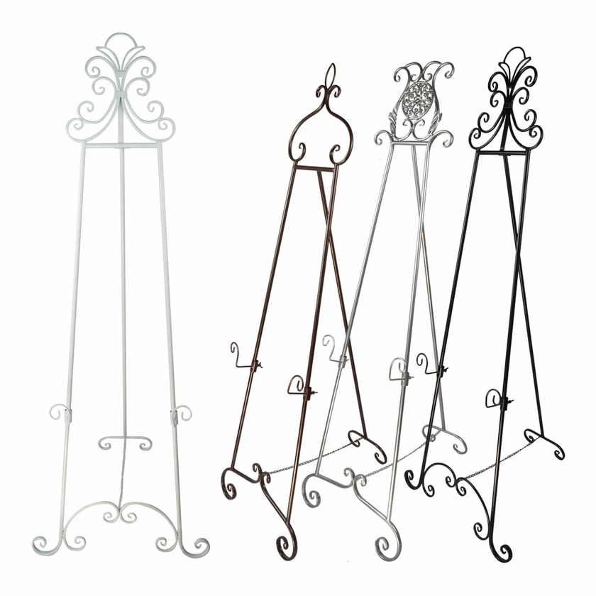 Ornate Metal Display Easel - Elegant Easel in a variety of colours