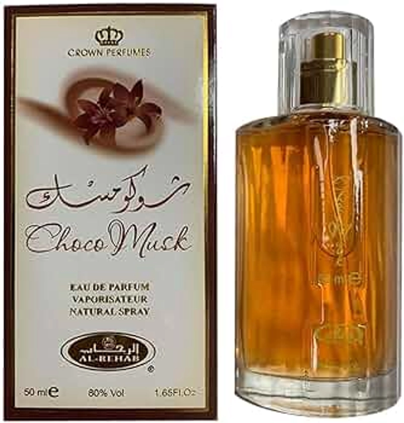 Choco Musk 50 ml Eau de Parfum Spray - Al Rehab for Men and Women - Chocolate Musk