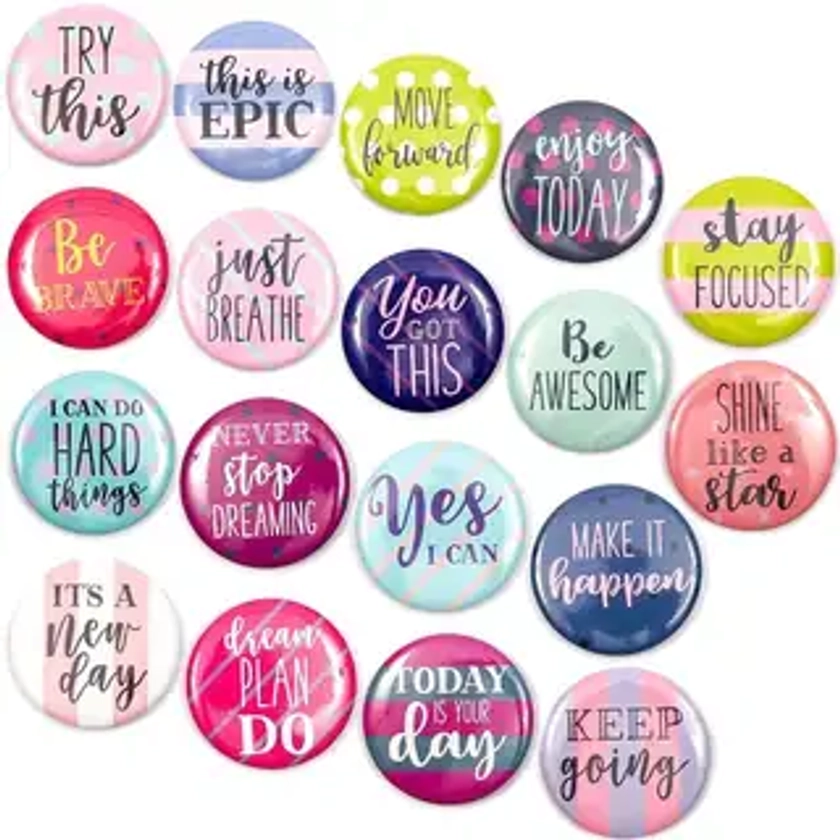 18 Pack Inspirational Quote Decorative Magnets for Fridge Refrigerator Locker | Overstock.com Shopping - The Best Deals on Message Boards | 35839338