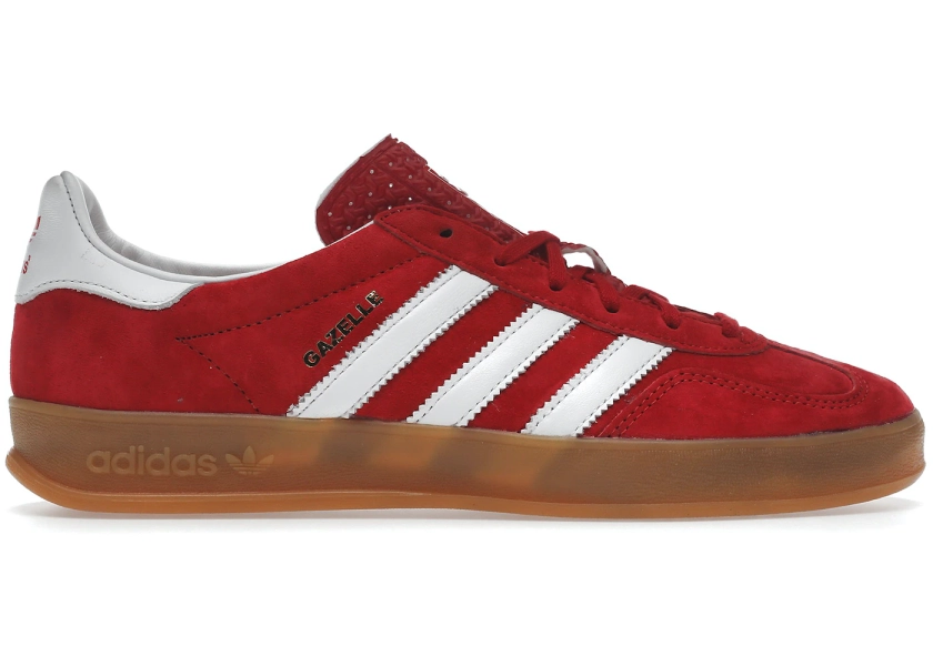 adidas Gazelle Scarlet Cloud White