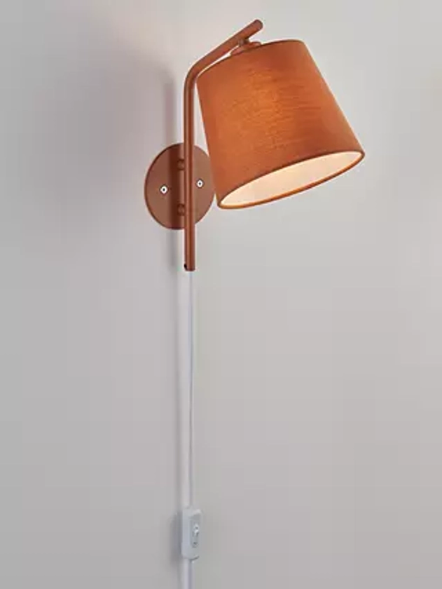 John Lewis ANYDAY Harry Plug-In Wall Light