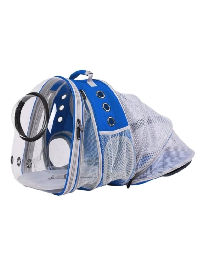 Expandable Space Capsule Backpack in Blue