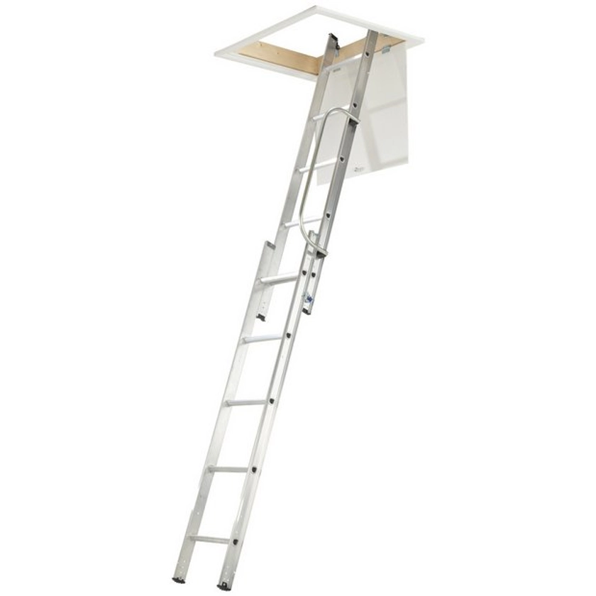 Buy Werner 2 Section Aluminium Loft Ladder | Ladders and step stools | Argos