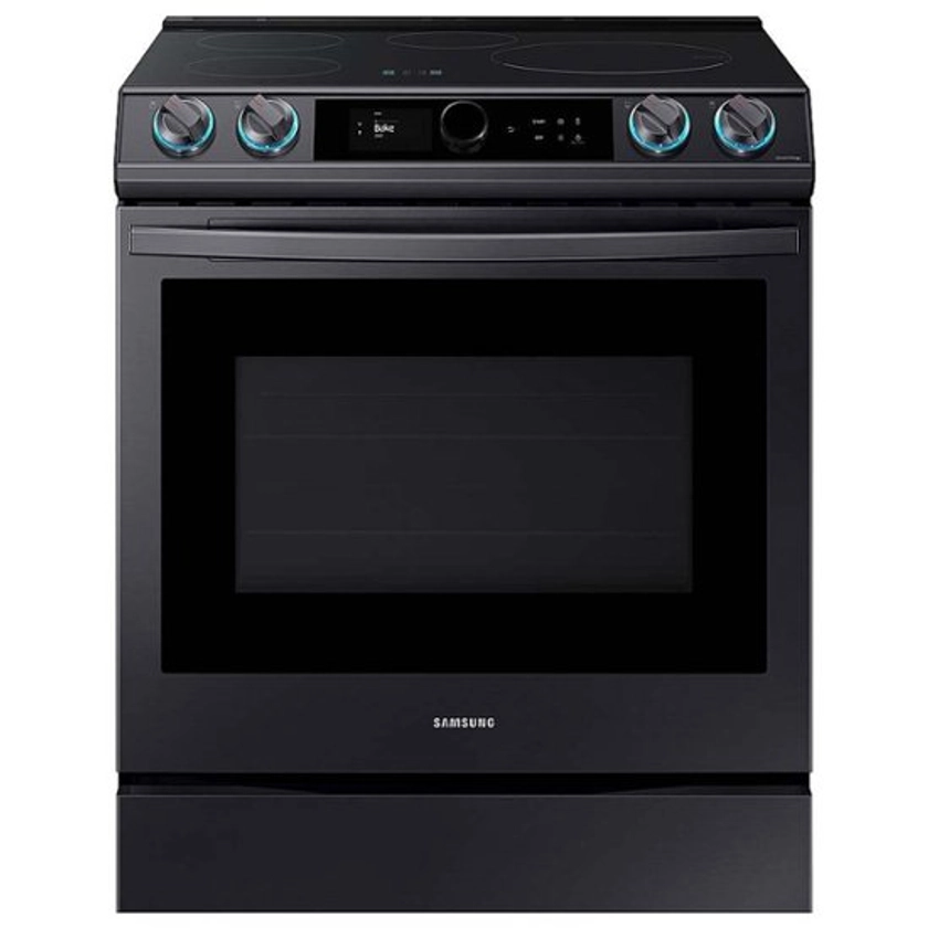 Samsung 6.3 cu. ft. Slide-in Induction Range with Smart Dial, WiFi & Air Fry Black Stainless Steel NE63T8911SG/AA - Best Buy