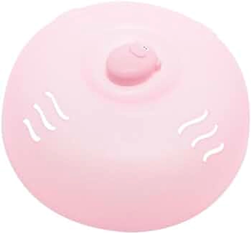 Joie Oink Pig Plastic Splatter-Proof Microwave Plate Cover, Pink