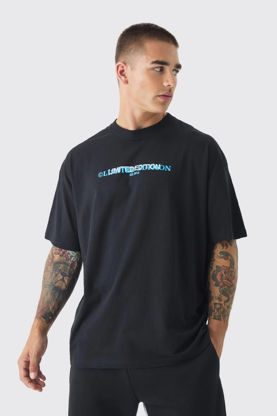 Oversized Limited Edition T-shirt | boohooMAN UK