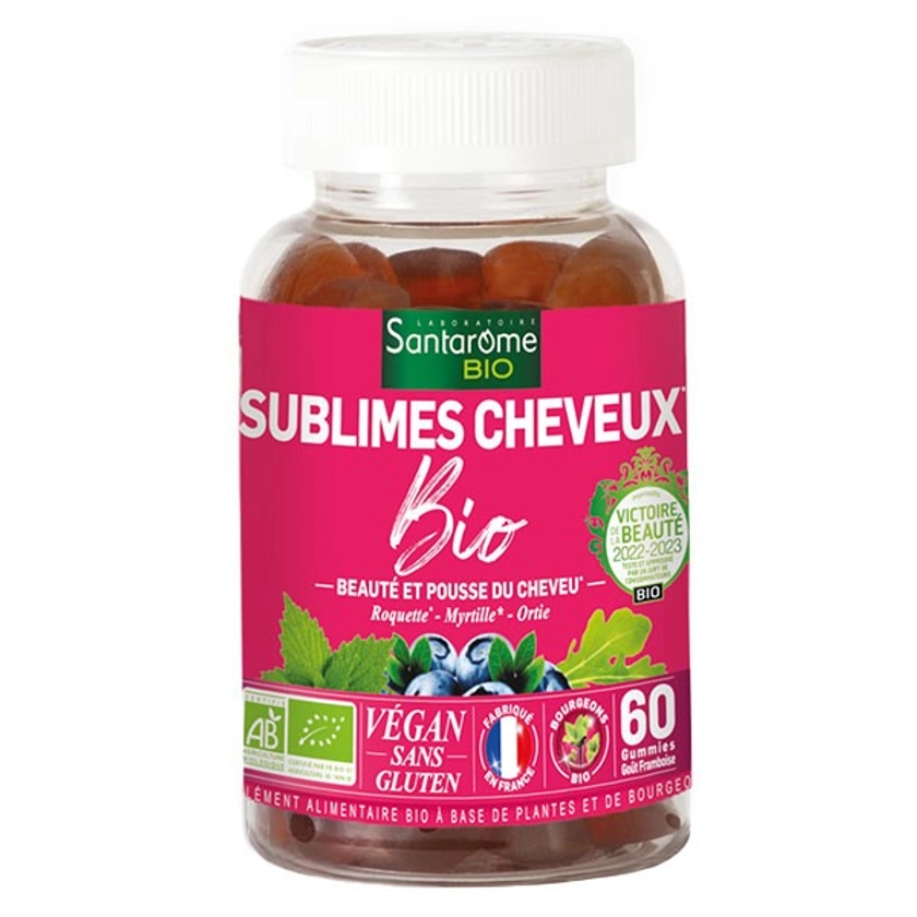 Santarome Bio Sublimes Cheveux Bio 60 gummies | Pas cher