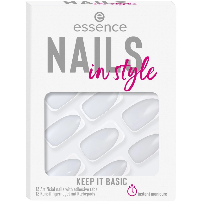 essence | nails in style faux ongles 15 KEEP IT BASIC Faux Ongles